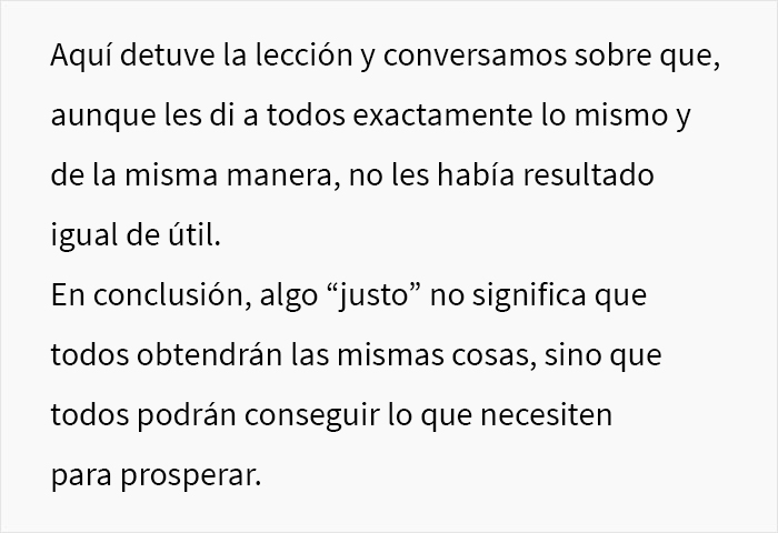 &ldquo;Solo con decir &lsquo;ap&oacute;sito&rsquo; saben a qu&eacute; me refiero&rdquo;: esta profesora explic&oacute; a sus estudiantes por qu&eacute; no todos pueden ser tratados igual
