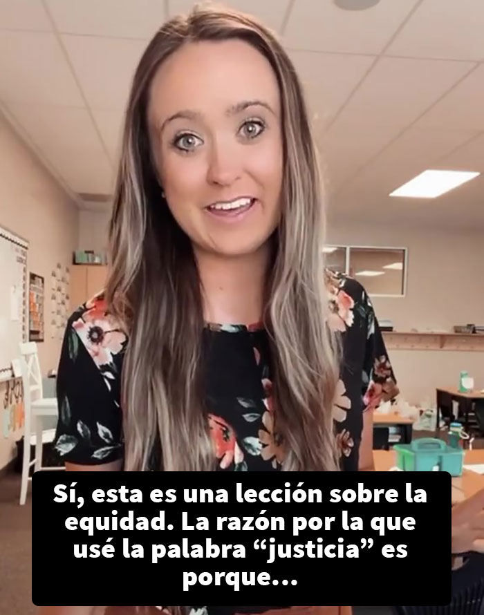 &ldquo;Solo con decir &lsquo;ap&oacute;sito&rsquo; saben a qu&eacute; me refiero&rdquo;: esta profesora explic&oacute; a sus estudiantes por qu&eacute; no todos pueden ser tratados igual