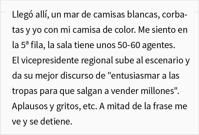 Piden a un ingeniero que no vuelva a la reunión sin llevar camisa blanca y lo cumple con tanta malicia que gana la discusión Piden a un ingeniero que no vuelva a la reunión sin llevar camisa blanca y lo cumple con tanta malicia que gana la discusión