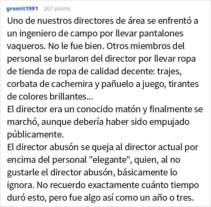 Piden a un ingeniero que no vuelva a la reunión sin llevar camisa blanca y lo cumple con tanta malicia que gana la discusión Piden a un ingeniero que no vuelva a la reunión sin llevar camisa blanca y lo cumple con tanta malicia que gana la discusión