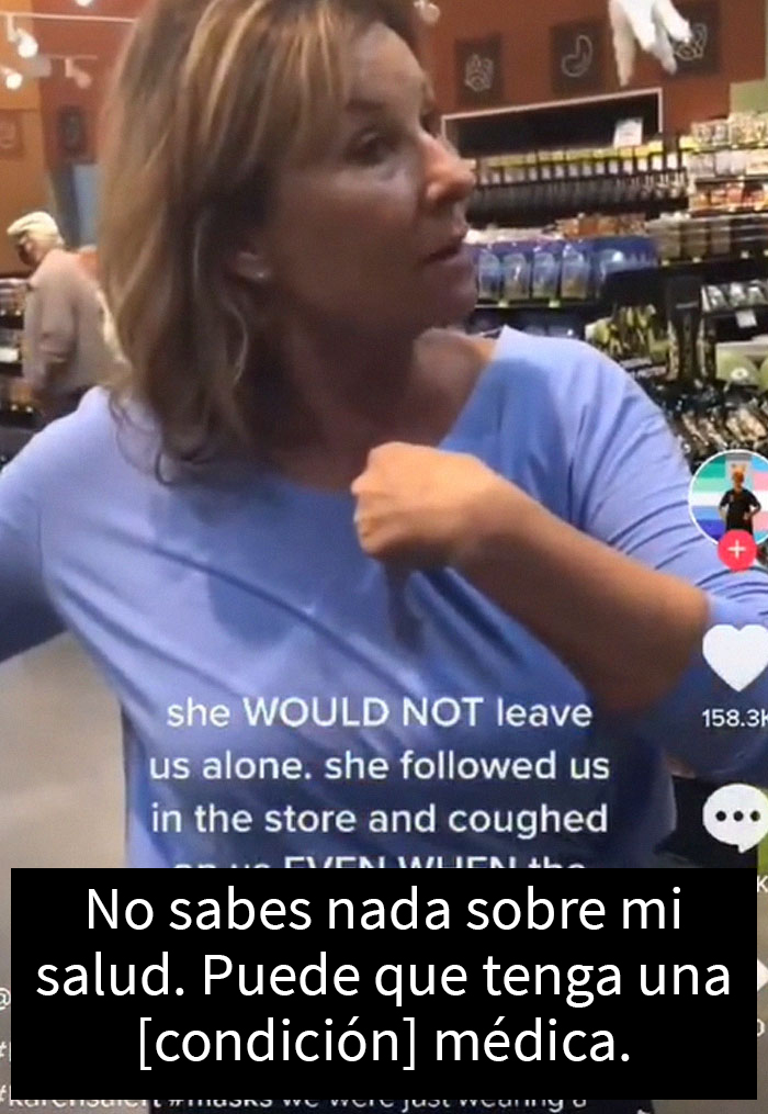 Esta &ldquo;Karen&rdquo; anti-mascarillas persigui&oacute; a una madre y su hija en una tienda mientras tos&iacute;a sobre ellas, y termin&oacute; por ser despedida tras ser rastreada en internet