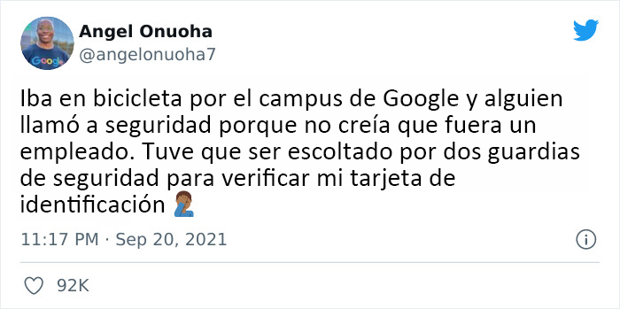 Alguien llam&oacute; a seguridad contra un empleado negro de Google, y otras personas comparten sus historias de discriminaci&oacute;n similares