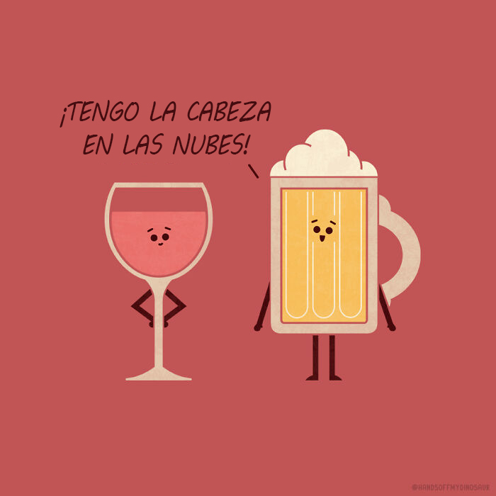 La cabeza en las nubes