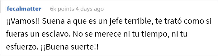 Este jefe critica a un empleado con fractura &oacute;sea por sentarse en un taburete, pero cambia el tono de inmediato cuando este decide renunciar