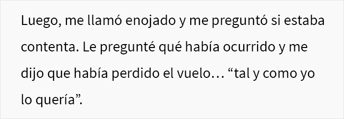 “Él me suplicó, pero le dije que no”: esta mujer preguntó si se equivocó luego de que su esposo perdiera su vuelo porque ella no empacó su maleta “Él me suplicó, pero le dije que no”: esta mujer preguntó si se equivocó luego de que su esposo perdiera su vuelo porque ella no empacó su maleta