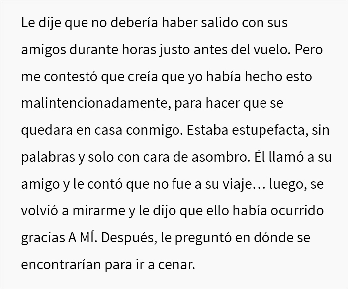 “Él me suplicó, pero le dije que no”: esta mujer preguntó si se equivocó luego de que su esposo perdiera su vuelo porque ella no empacó su maleta “Él me suplicó, pero le dije que no”: esta mujer preguntó si se equivocó luego de que su esposo perdiera su vuelo porque ella no empacó su maleta