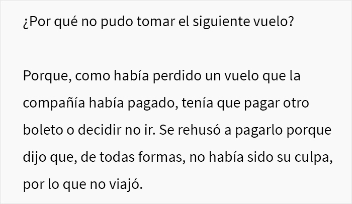 “Él me suplicó, pero le dije que no”: esta mujer preguntó si se equivocó luego de que su esposo perdiera su vuelo porque ella no empacó su maleta “Él me suplicó, pero le dije que no”: esta mujer preguntó si se equivocó luego de que su esposo perdiera su vuelo porque ella no empacó su maleta