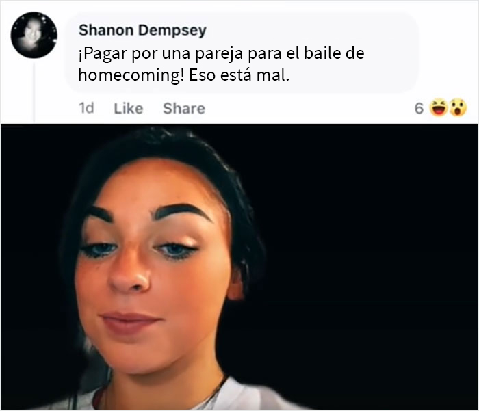 Esta joven de 17 años está asombrada de recibir muchos comentarios odiosos luego de que la madre de su novio publicara sus fotos del baile de homecoming en Facebook Esta joven de 17 años está asombrada de recibir muchos comentarios odiosos luego de que la madre de su novio publicara sus fotos del baile de homecoming en Facebook