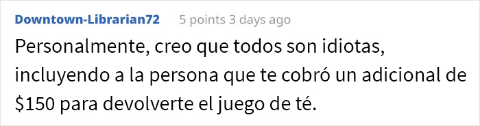 Este esposo vendi&oacute; el juego de t&eacute; antiguo de su esposa por 300$ con una excusa, y ella vendi&oacute; la Xbox de &eacute;l para recuperarlo