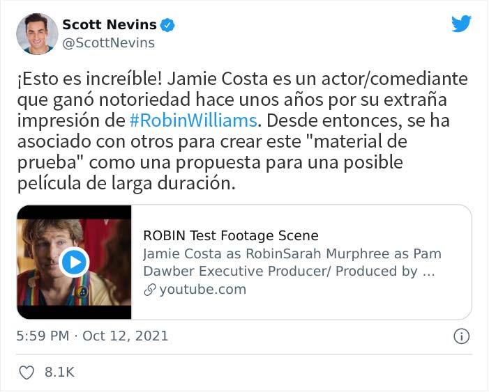 "No estaba preparado para esto": Esta interpretaci&oacute;n de Robin Williams es tan buena que la gente pide una pel&iacute;cula completa