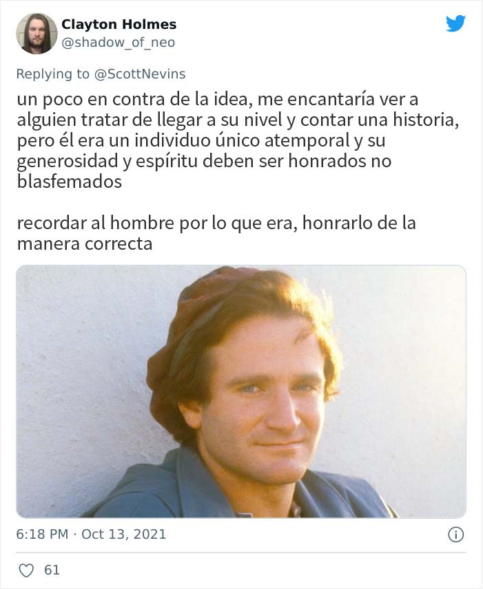 "No estaba preparado para esto": Esta interpretaci&oacute;n de Robin Williams es tan buena que la gente pide una pel&iacute;cula completa