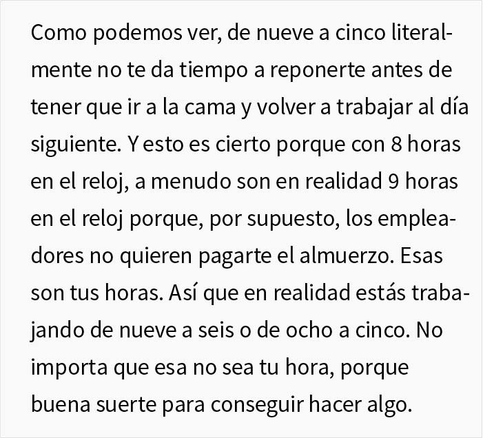 Esta mujer explica por qu&eacute; el modelo de 8 horas de trabajo/dormir/ocio ya no funciona