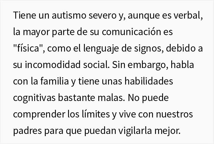 "Lean detenidamente": Esta novia se niega a invitar a su hermana autista a su boda porque no puede comprender los l&iacute;mites