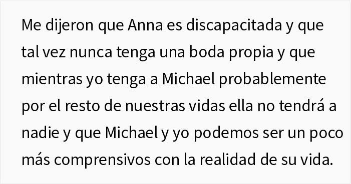 "Lean detenidamente": Esta novia se niega a invitar a su hermana autista a su boda porque no puede comprender los l&iacute;mites