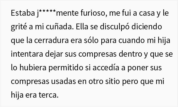 Este hombre tuva una discusi&oacute;n con su cu&ntilde;ada despu&eacute;s de que le negara usar el ba&ntilde;o a su hija