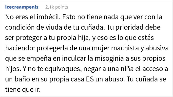 Este hombre tuva una discusi&oacute;n con su cu&ntilde;ada despu&eacute;s de que le negara usar el ba&ntilde;o a su hija