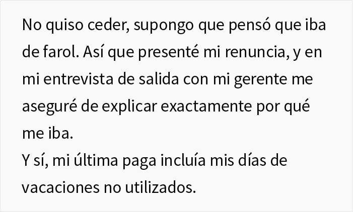 Esta empresa no permite a su empleado tomar vacaciones pero se niega a pagarlas también, así que el empleado lee el contrato y encuentra una solución maliciosa Esta empresa no permite a su empleado tomar vacaciones pero se niega a pagarlas también, así que el empleado lee el contrato y encuentra una solución maliciosa
