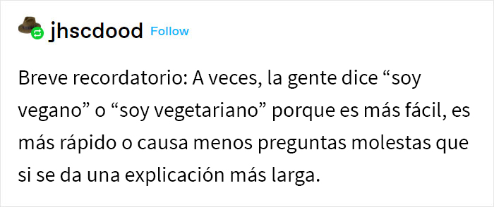 A esta vegana le dieron una hamburguesa real sin que lo supiera, y su experiencia gener&oacute; una discusi&oacute;n importante