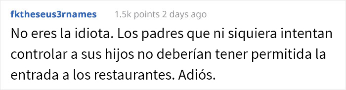 Esta mujer le pidió a la madre de un niño gritón que lo llevara fuera del restaurante para que los demás comensales pudieran estar en paz, y se desató el drama Esta mujer le pidió a la madre de un niño gritón que lo llevara fuera del restaurante para que los demás comensales pudieran estar en paz, y se desató el drama