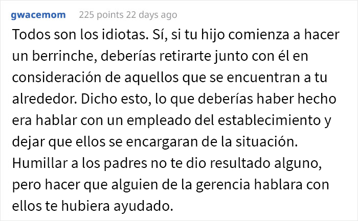 Esta mujer le pidió a la madre de un niño gritón que lo llevara fuera del restaurante para que los demás comensales pudieran estar en paz, y se desató el drama Esta mujer le pidió a la madre de un niño gritón que lo llevara fuera del restaurante para que los demás comensales pudieran estar en paz, y se desató el drama