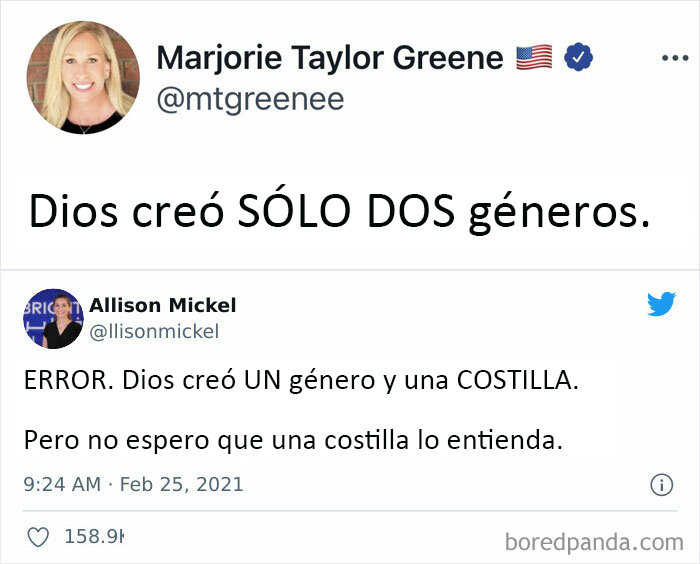 Técnicamente, Él hizo que los géneros existieran porque con su propia palabra puede crear