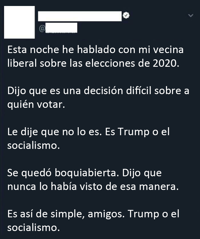 Se quedó boquiabierta