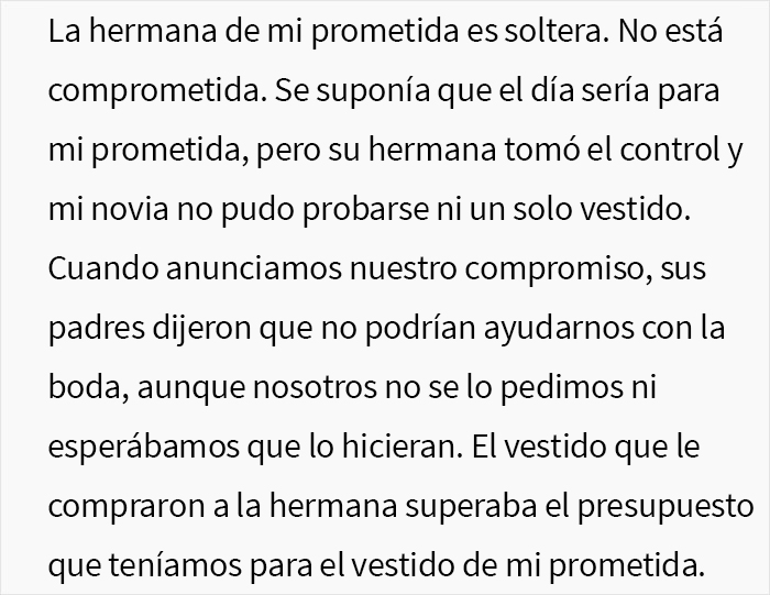 Este chico desinvit&oacute; de su boda a la familia de su prometida despu&eacute;s de que la ningunearan comprando el vestido