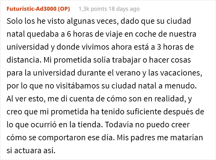 Este chico desinvit&oacute; de su boda a la familia de su prometida despu&eacute;s de que la ningunearan comprando el vestido