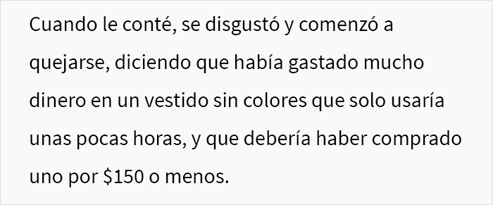 &ldquo;Las novias inteligentes ahorran dinero&rdquo;: este prometido se enfureci&oacute; al enterarse de que su futura esposa hab&iacute;a gastado $400 en un vestido de novia