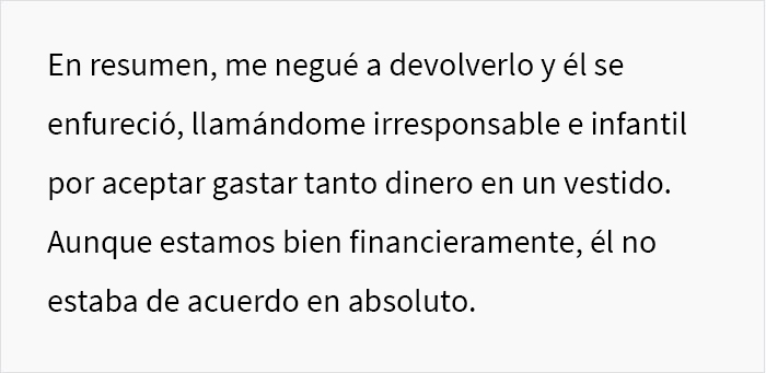 &ldquo;Las novias inteligentes ahorran dinero&rdquo;: este prometido se enfureci&oacute; al enterarse de que su futura esposa hab&iacute;a gastado $400 en un vestido de novia