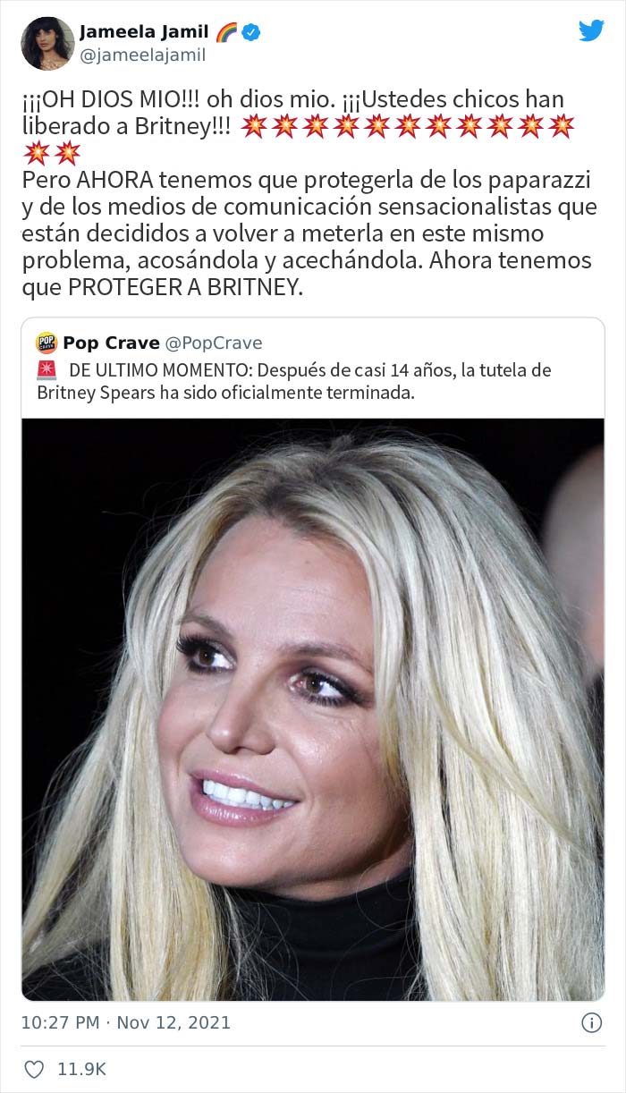 15 Reacciones en internet ante la liberaci&oacute;n de Britney Spears