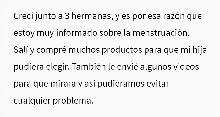 Este padre dej&oacute; que la amiga de su hija usara las compresas de su casa, y fue llamado &ldquo;pervertido&rdquo;