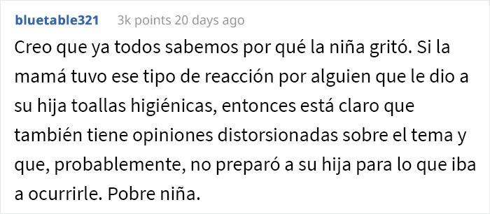 Este padre dej&oacute; que la amiga de su hija usara las compresas de su casa, y fue llamado &ldquo;pervertido&rdquo;
