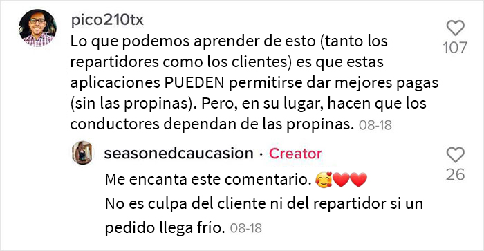Esta repartidora de DoorDash revel&oacute; c&oacute;mo afectan las propinas en la hora de entrega de un pedido de comida, y mostr&oacute; una orden de McDonald&rsquo;s que tard&oacute; 1 hora en ser recogida