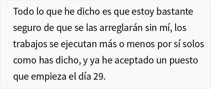 El gerente afirma que este empleado no hac&iacute;a nada, as&iacute; que renunci&oacute; para demostrar que s&iacute;