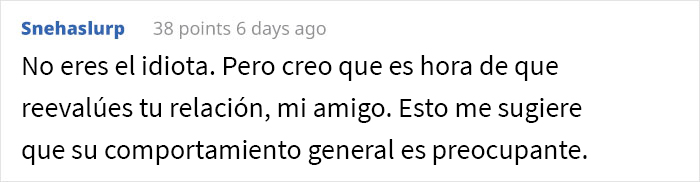 Este hombre insult&oacute; a su esposa frente a la familia y ahora ella no le responde los mensajes, &eacute;l quiere saber si fue idiota
