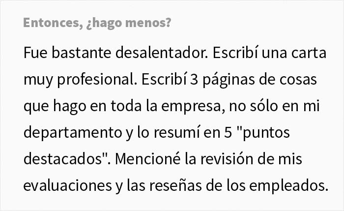 Este empleado fue "más allá" en su trabajo durante 3 años, y compartió cómo fue recompensado por su jefe Este empleado fue "más allá" en su trabajo durante 3 años, y compartió cómo fue recompensado por su jefe