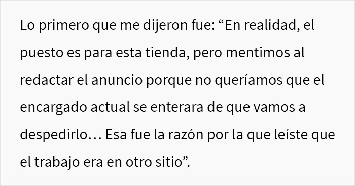 Esta mujer descubri&oacute; al asistir a una entrevista laboral que la empresa hab&iacute;a mentido sobre la ubicaci&oacute;n del trabajo y el salario