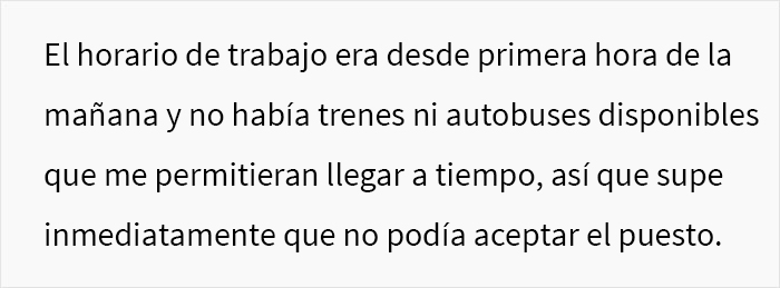 Esta mujer descubri&oacute; al asistir a una entrevista laboral que la empresa hab&iacute;a mentido sobre la ubicaci&oacute;n del trabajo y el salario