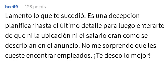 Esta mujer descubri&oacute; al asistir a una entrevista laboral que la empresa hab&iacute;a mentido sobre la ubicaci&oacute;n del trabajo y el salario