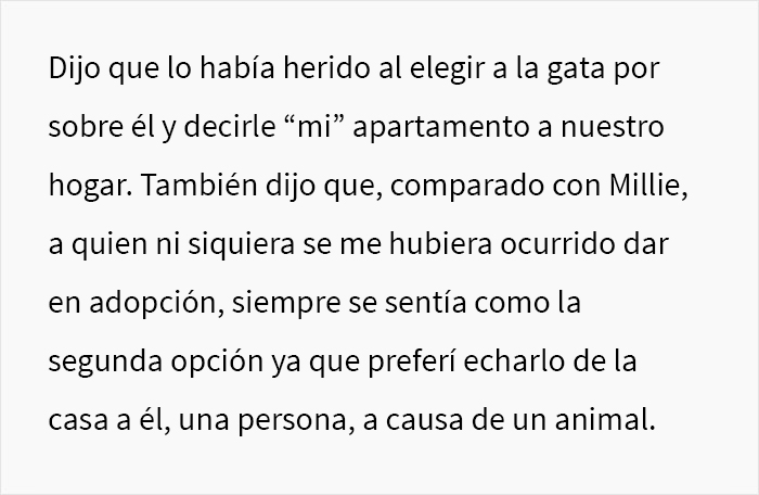 Esta mujer pregunta si fue una idiota por echar a su novio de su apartamento al descubrirlo habl&aacute;ndole de mala manera a su gata