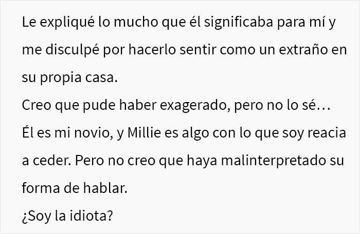 Esta mujer pregunta si fue una idiota por echar a su novio de su apartamento al descubrirlo habl&aacute;ndole de mala manera a su gata