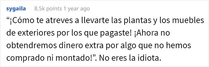 Estos propietarios no esperaban que su inquilina se llevara el jard&iacute;n en su mudanza, haciendo que los potenciales compradores se desinteresaran por la casa
