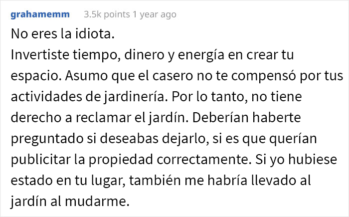 Estos propietarios no esperaban que su inquilina se llevara el jard&iacute;n en su mudanza, haciendo que los potenciales compradores se desinteresaran por la casa