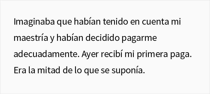 Esta persona consigui&oacute; un trabajo de 20$ la hora, pero en el cheque le pagaron la mitad porque "el contrato ten&iacute;a un error"