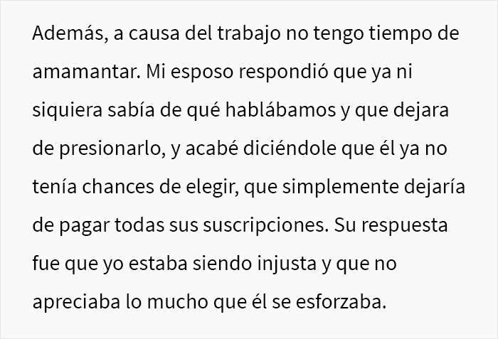 Esta mujer paga las 5 suscripciones de streaming de su marido desempleado, y &eacute;l se vuelve loco tras pedirle que se quede solo con una