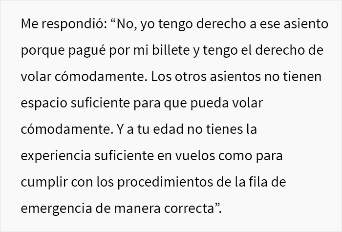 &ldquo;Cari&ntilde;o, he estado en cientos de vuelos&rdquo;: Esta mujer insult&oacute; a una chica porque no le cedi&oacute; el asiento en el que ella ya estaba instalada