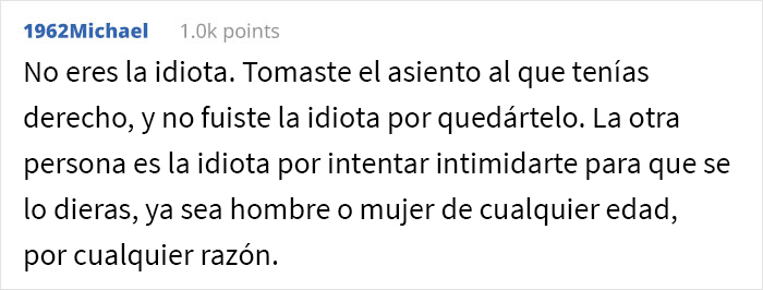 &ldquo;Cari&ntilde;o, he estado en cientos de vuelos&rdquo;: Esta mujer insult&oacute; a una chica porque no le cedi&oacute; el asiento en el que ella ya estaba instalada