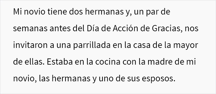 Esta madre nunca "recordaba" el nombre de la novia de su hijo, así que ella se vengó el Día de Acción de Gracias