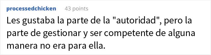 Esta empleada deja su trabajo, pero semanas despu&eacute;s una nueva gerente intenta "despedirla" y es degradada